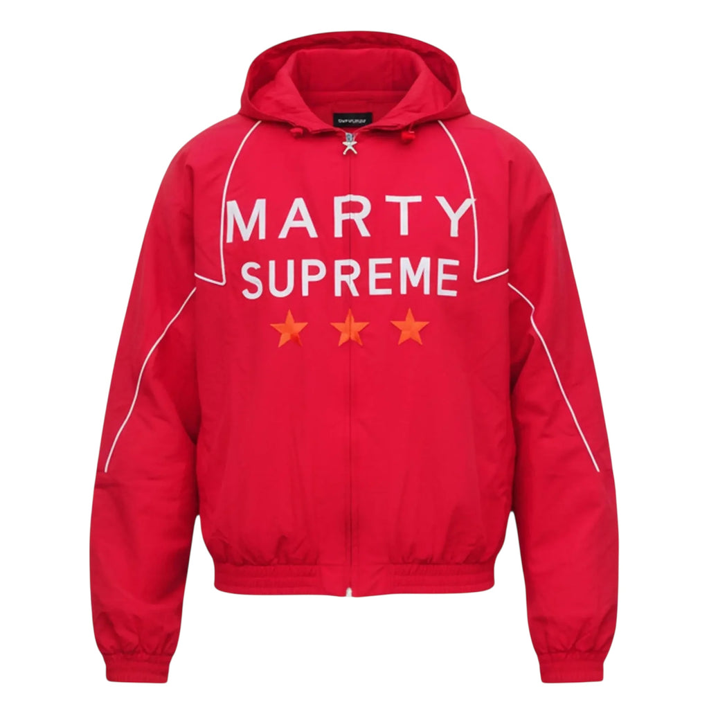 Marty Supreme Red Jacket Timothee Chalamet